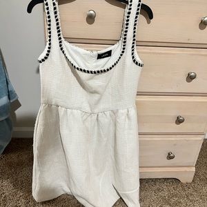 White tweed dressl